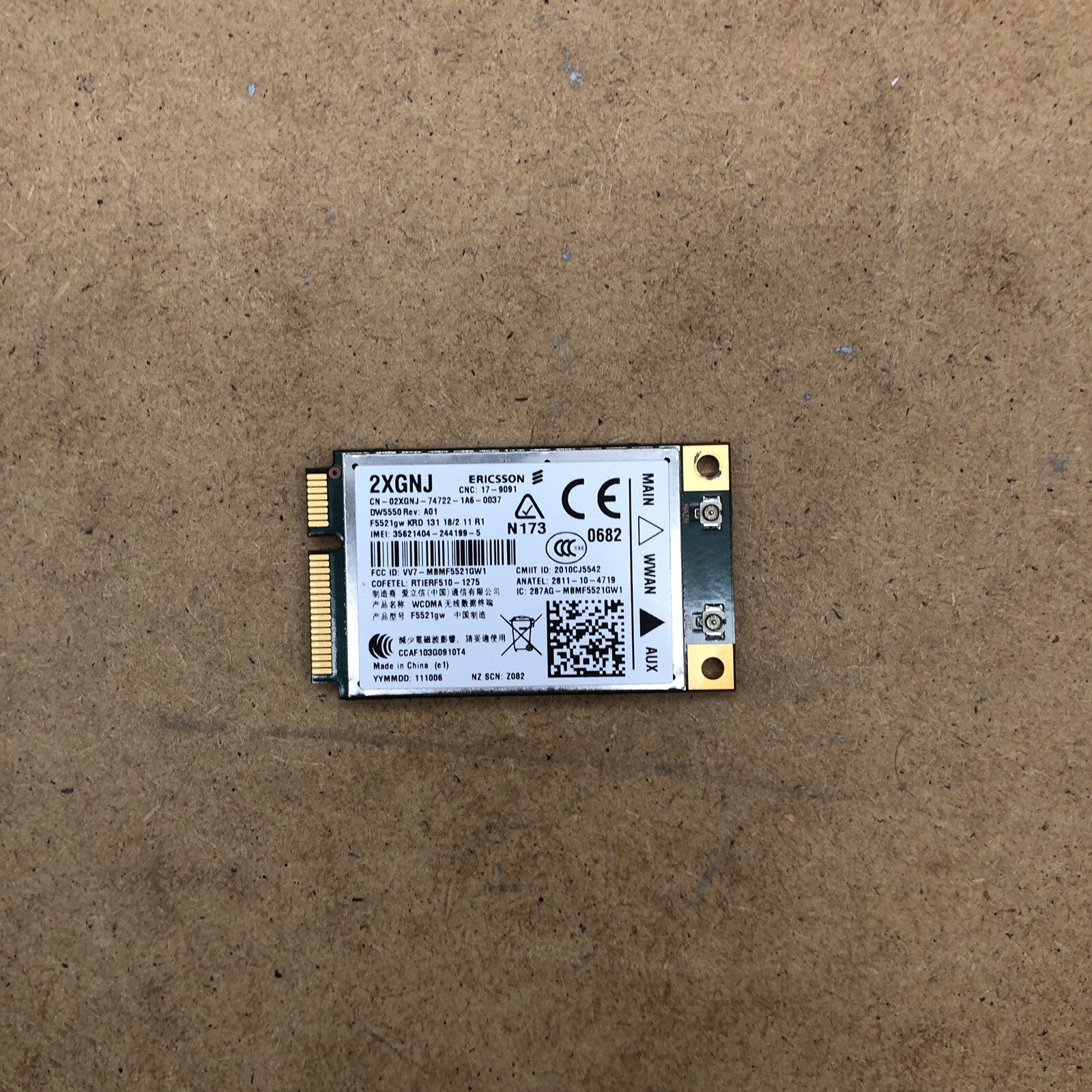 Carte wifi - Dell Latitude E6520