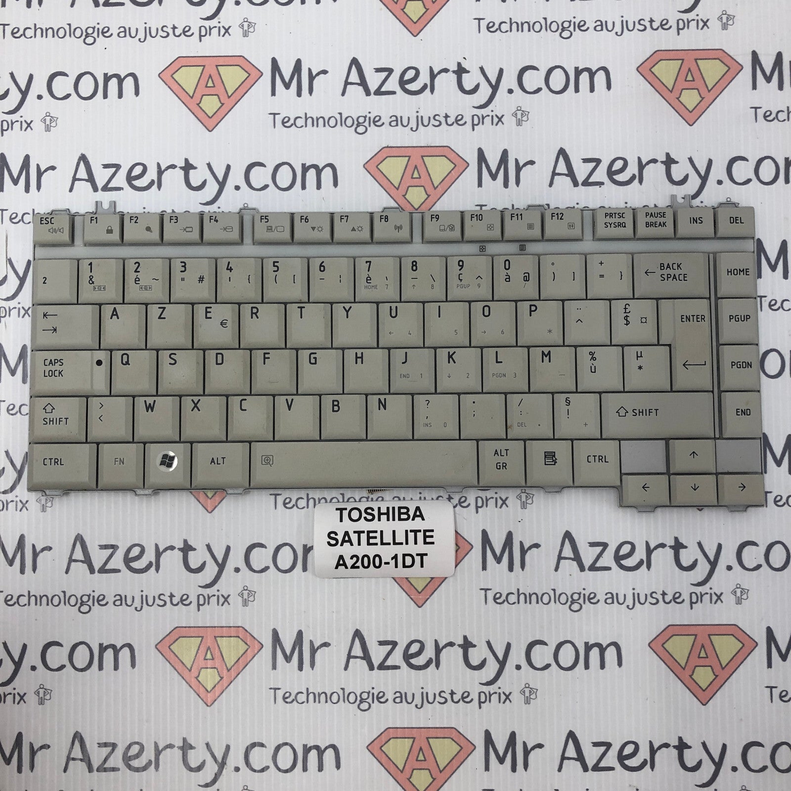 Clavier azerty - Toshiba Satellite A200-1DT