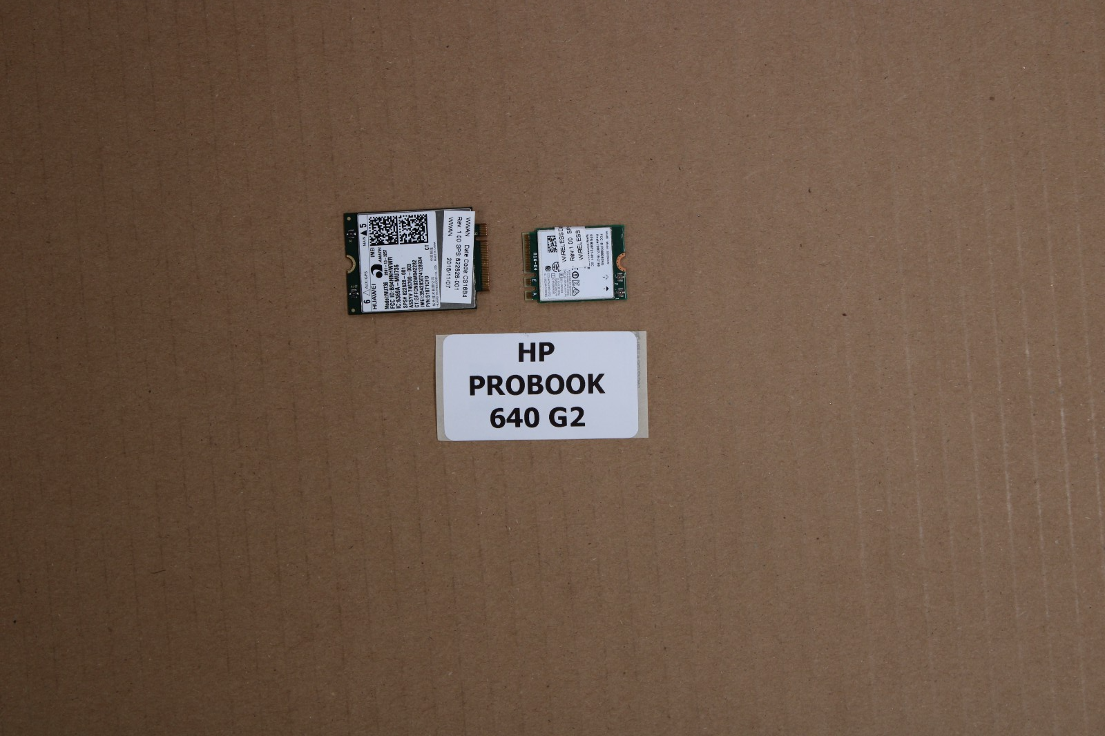 Cartes modem et wifi - HP Probook 640 G2