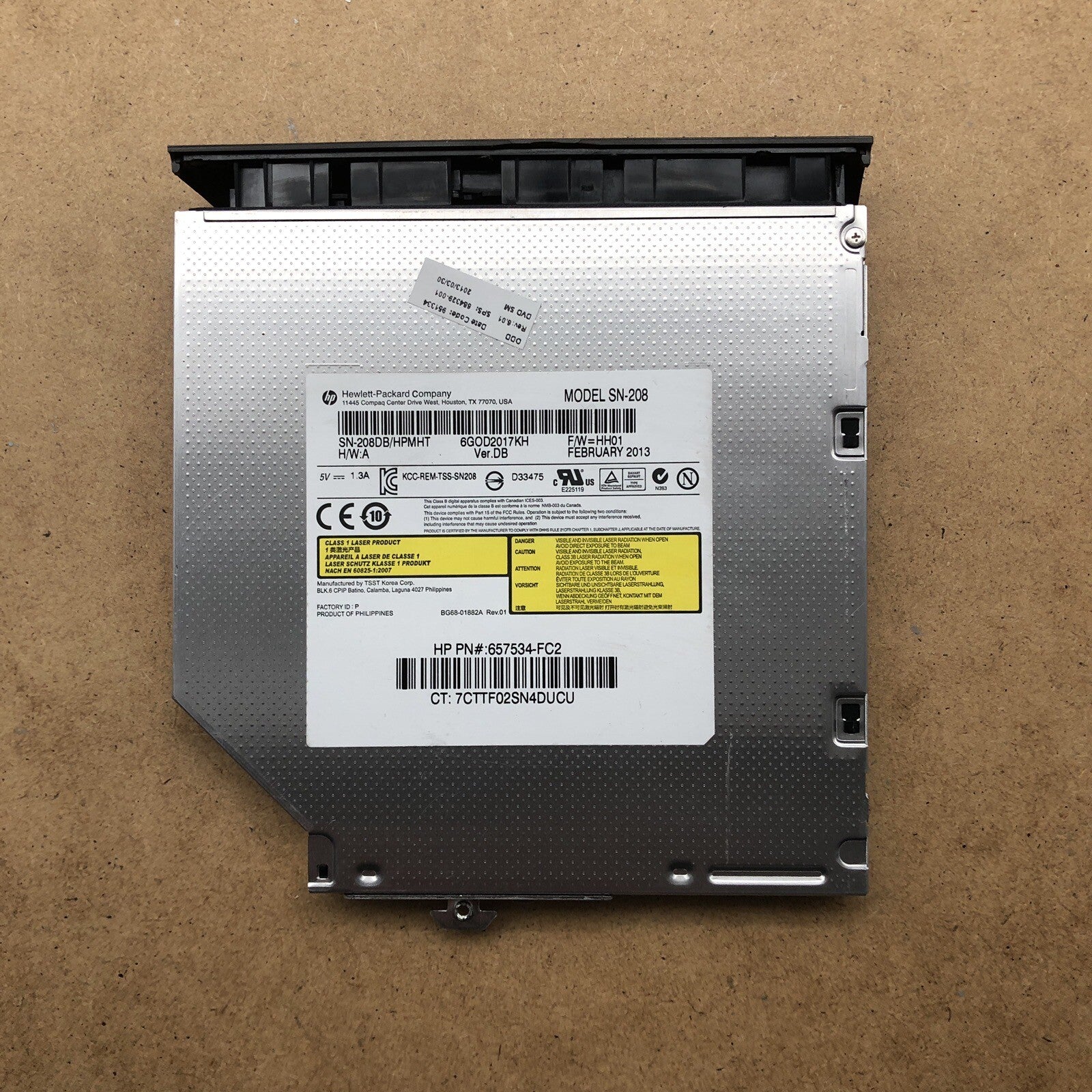 Lecteur/graveur DVD - HP Probook 6470B