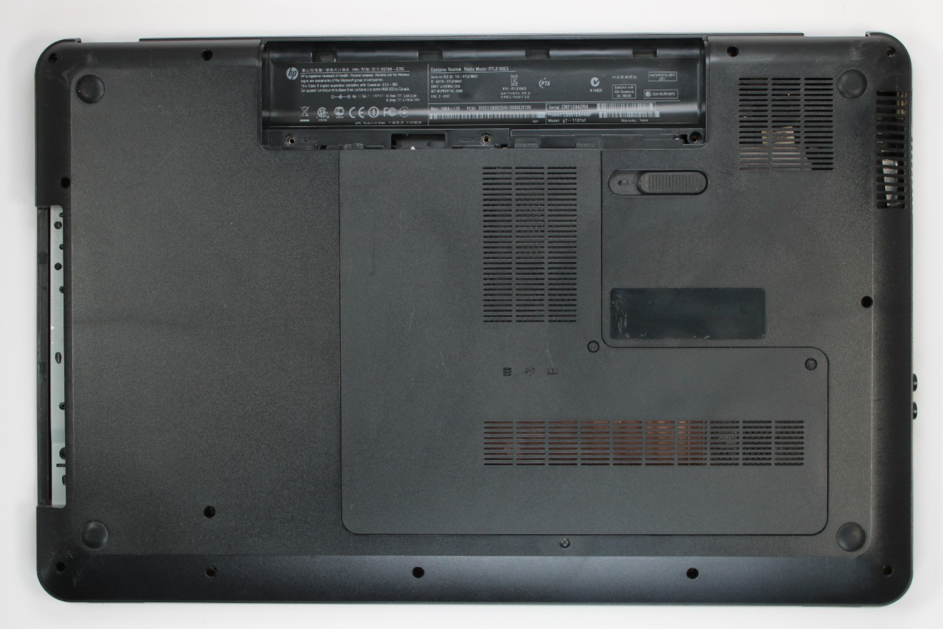 Plasturgie - HP G7-1131SF 