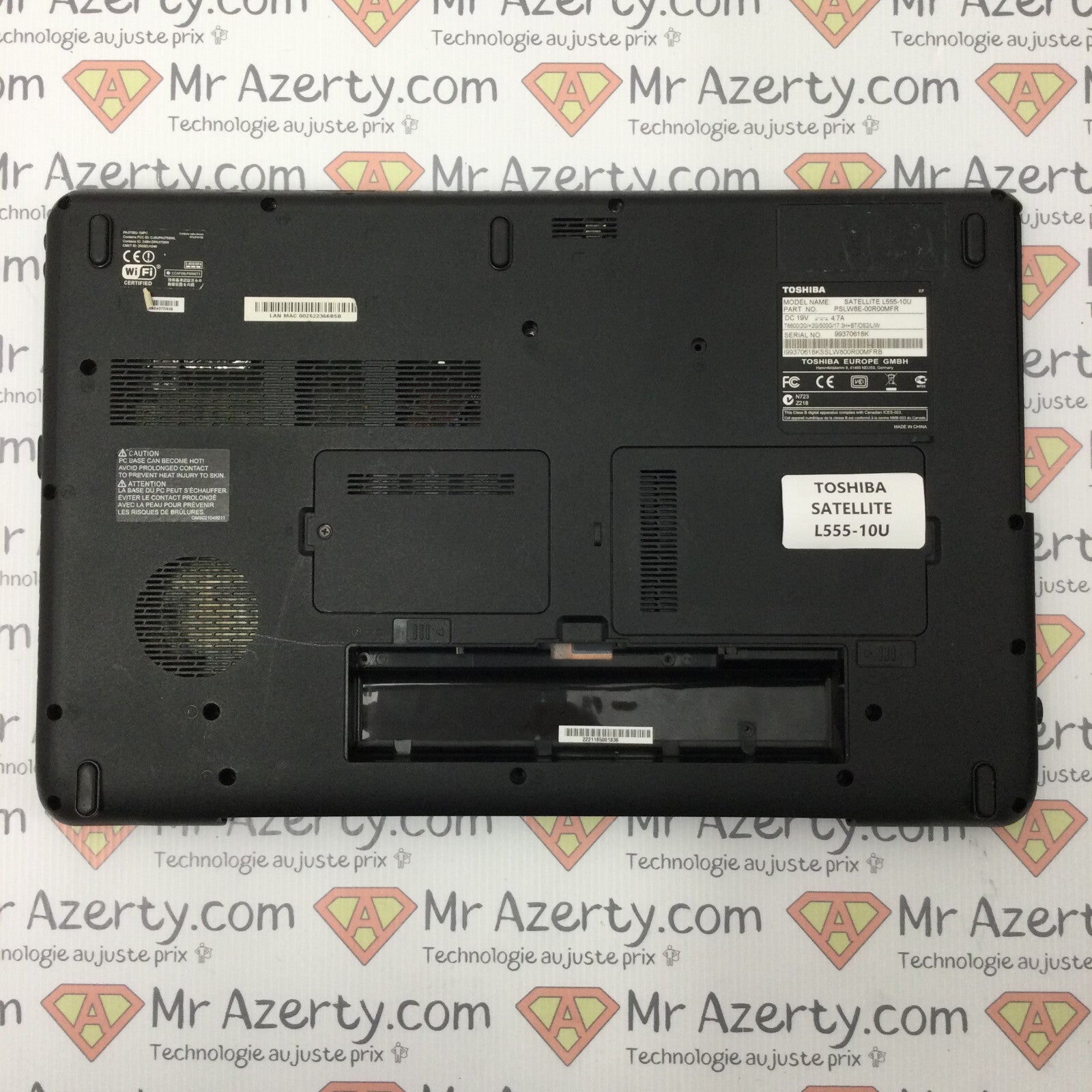 Plasturgie Basse complète - Toshiba Satellite L555-10U
