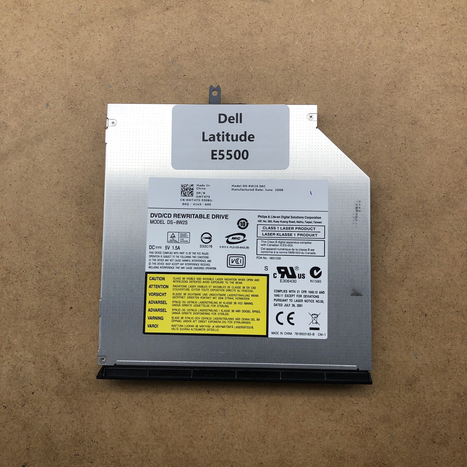 Lecteur/Graveur DVD - Dell Latitude E5500