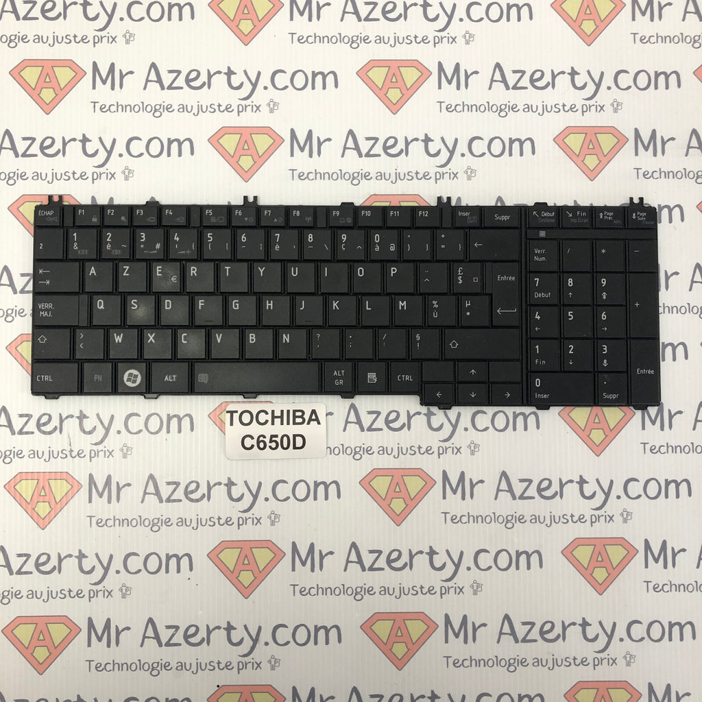 Clavier azerty - Toshiba Satellite C650D