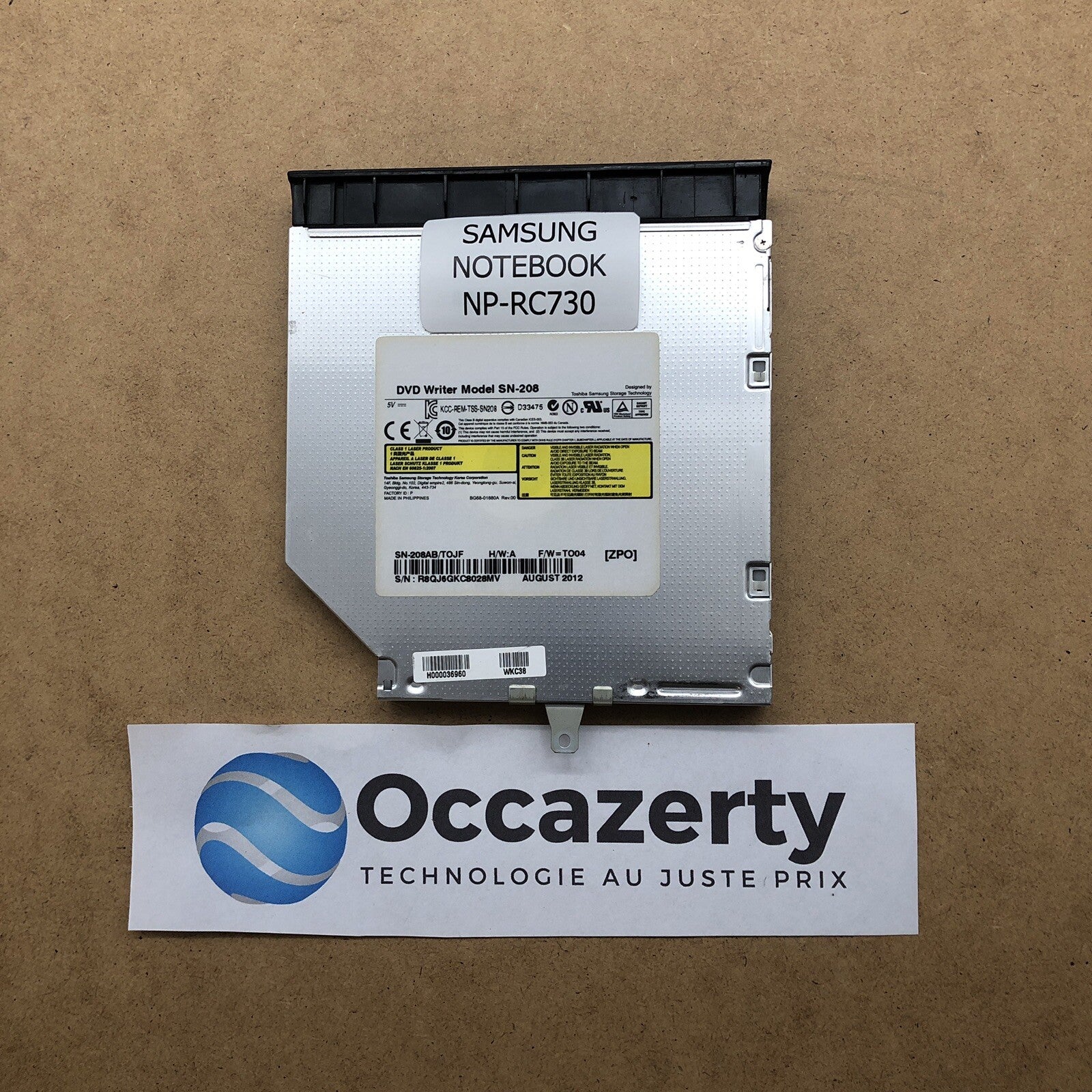 Lecteur/Graveur DVD - Samsung NP-RC730