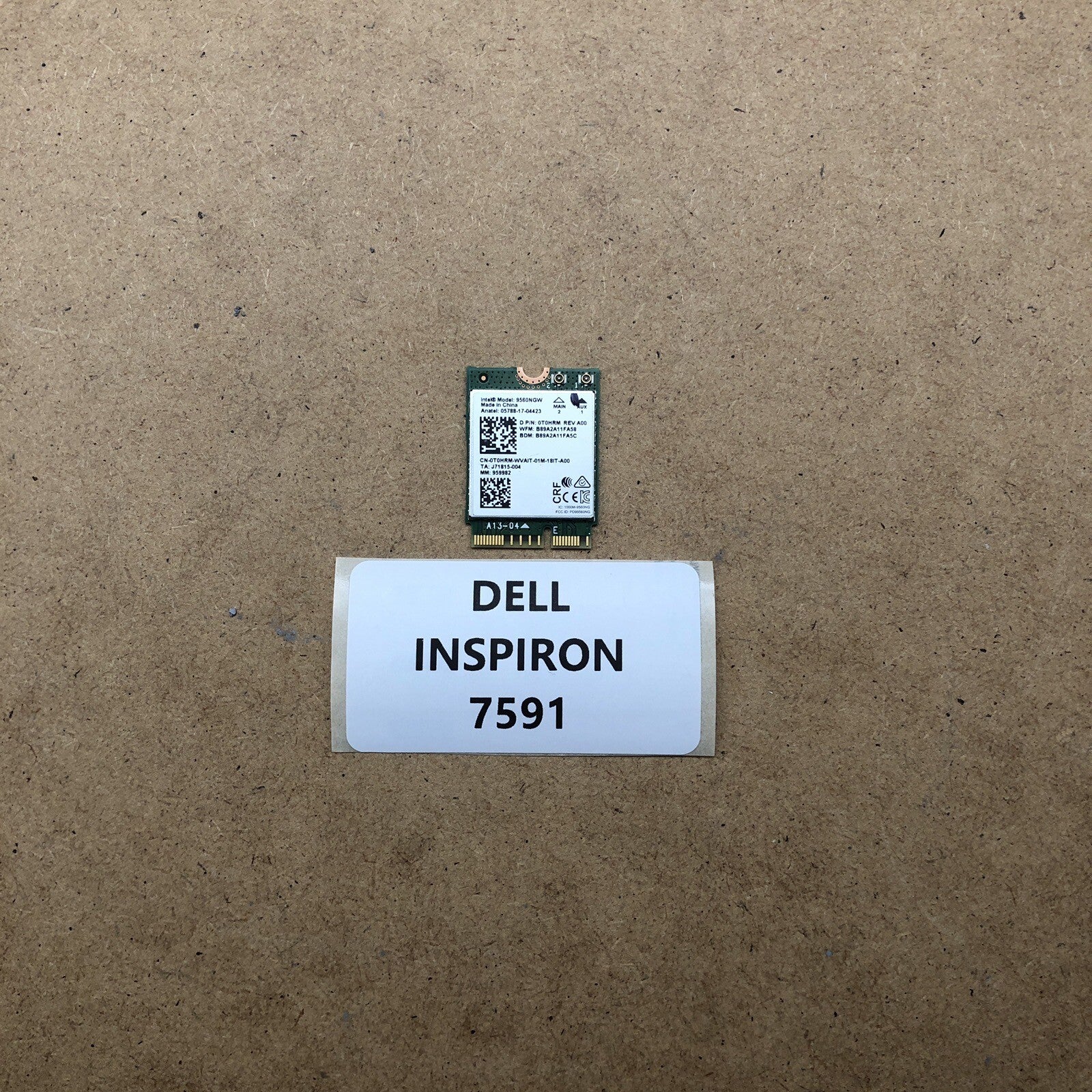 Carte wifi - Dell inspiron 7591