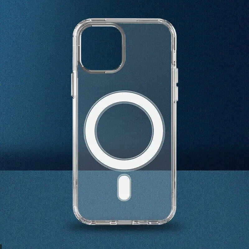Coque Magnétique Antichoc MagSafe Pour IPhone 15 14 13 12 ProMax Transparente