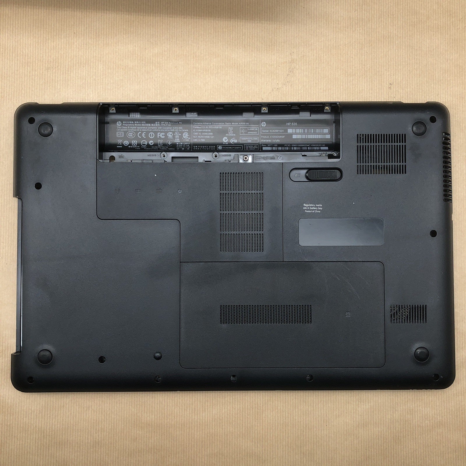 Plasturgie - HP Notebook 635 (1)