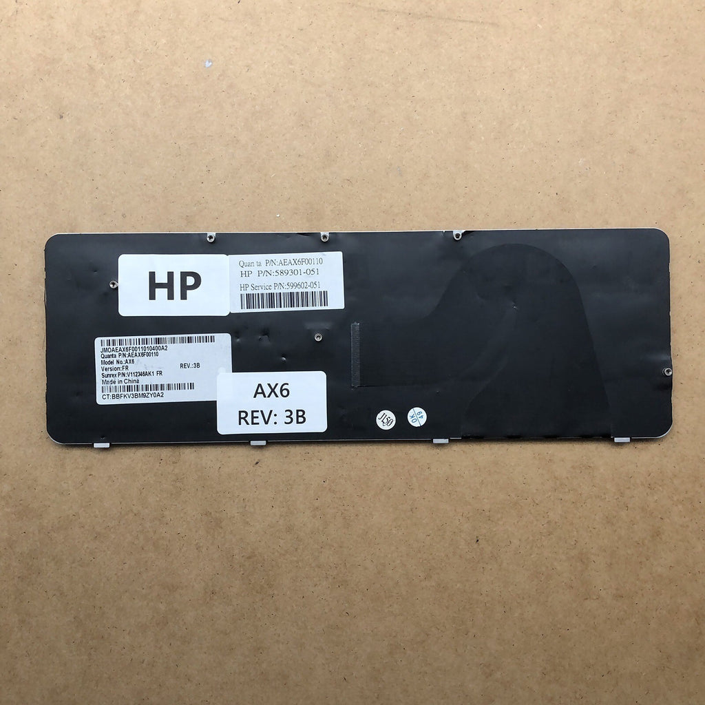 Clavier azerty - AX6 - Rev : 3B - HP