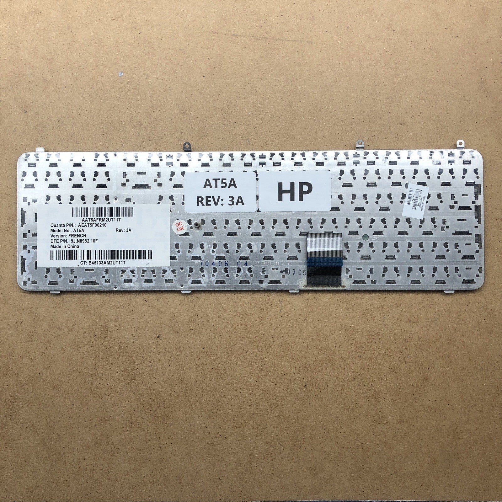 Clavier azerty - AT5A - Rev : 3A - HP