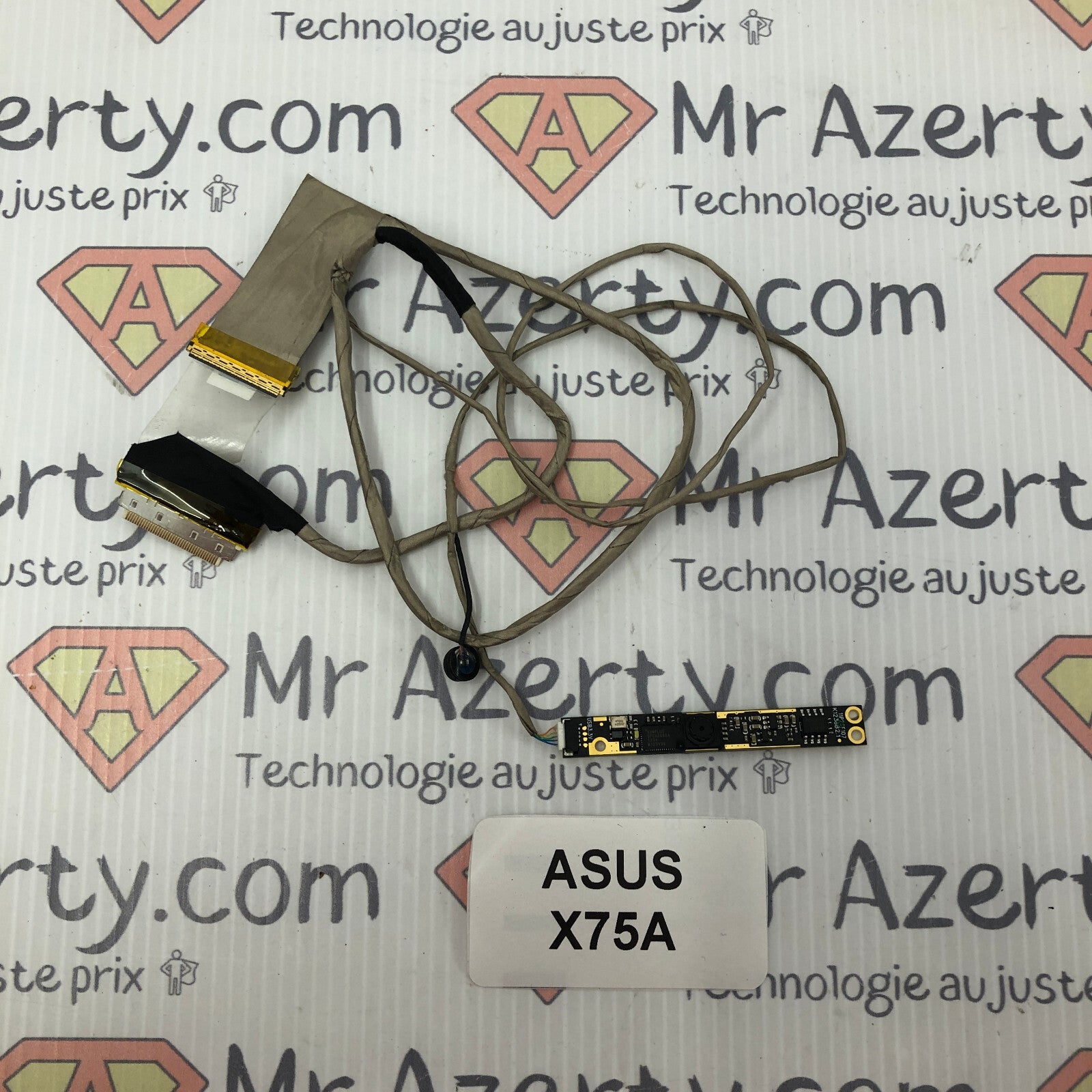 Nappe / connecteur écran + webcam - Asus X75A