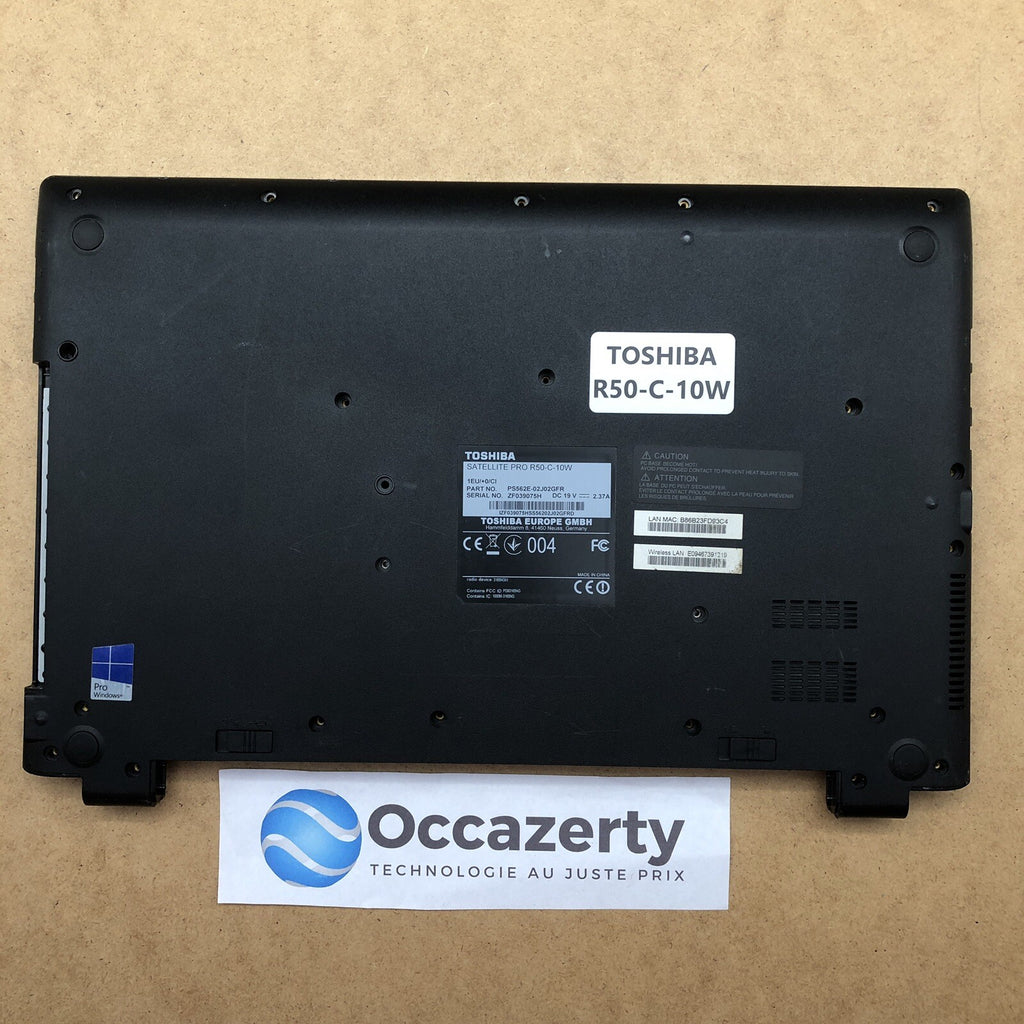 Plasturgie Basse complète + clavier azerty - Toshiba R50-C-10W
