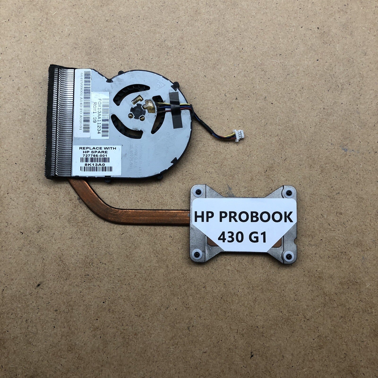 Ventilateur avec dissipateur - HP Probook 430 G1