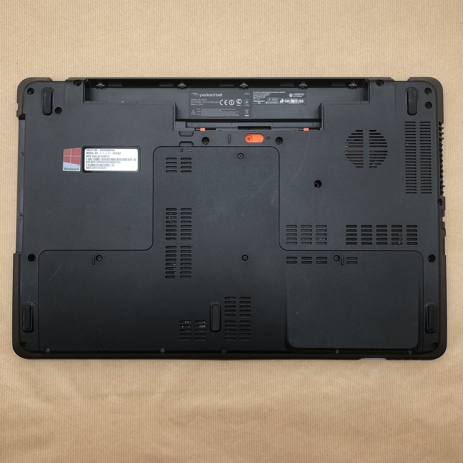 Plasturgie - Packard Bell Easynote EG70BZ