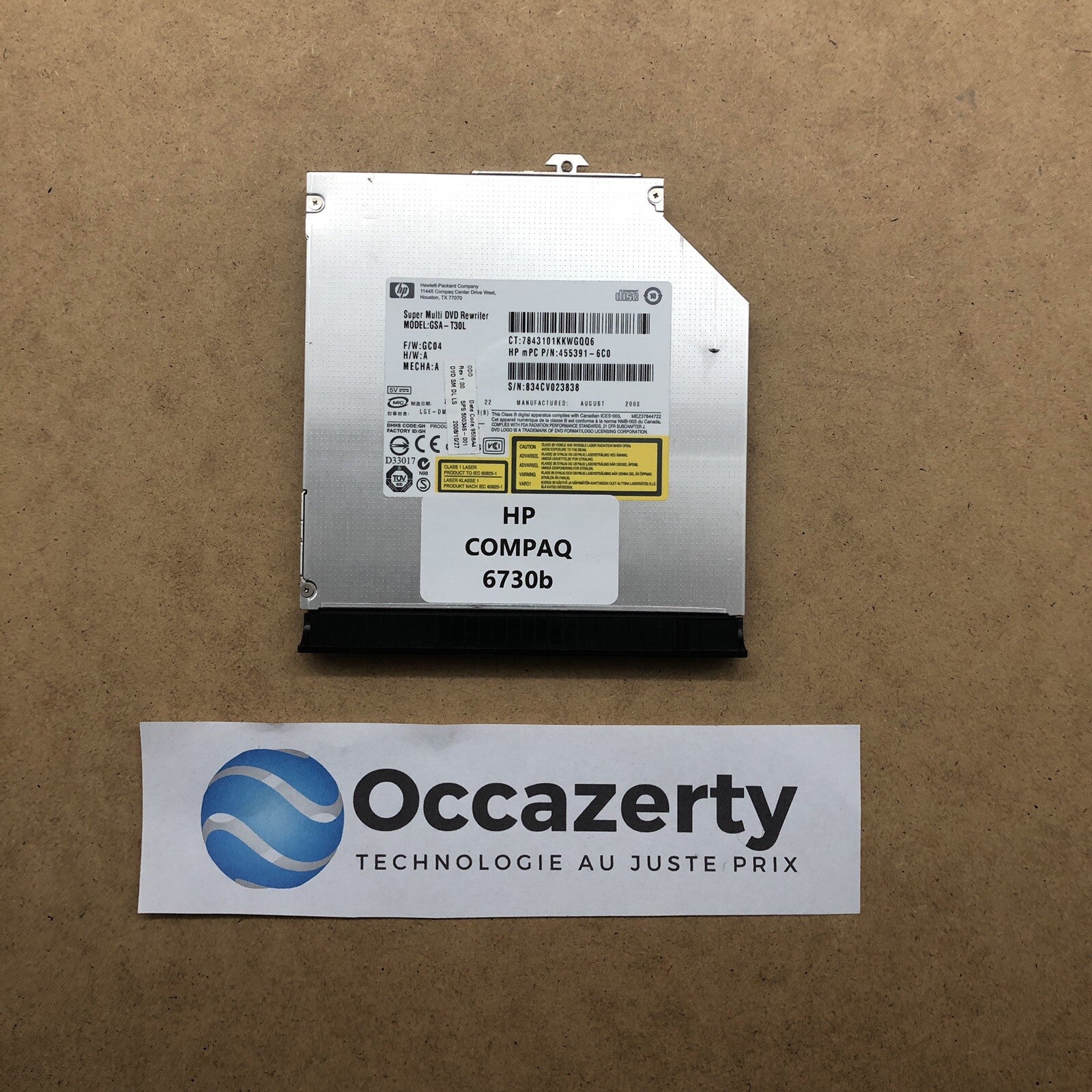 Lecteur/Graveur DVD - HP COMPAQ 6730b