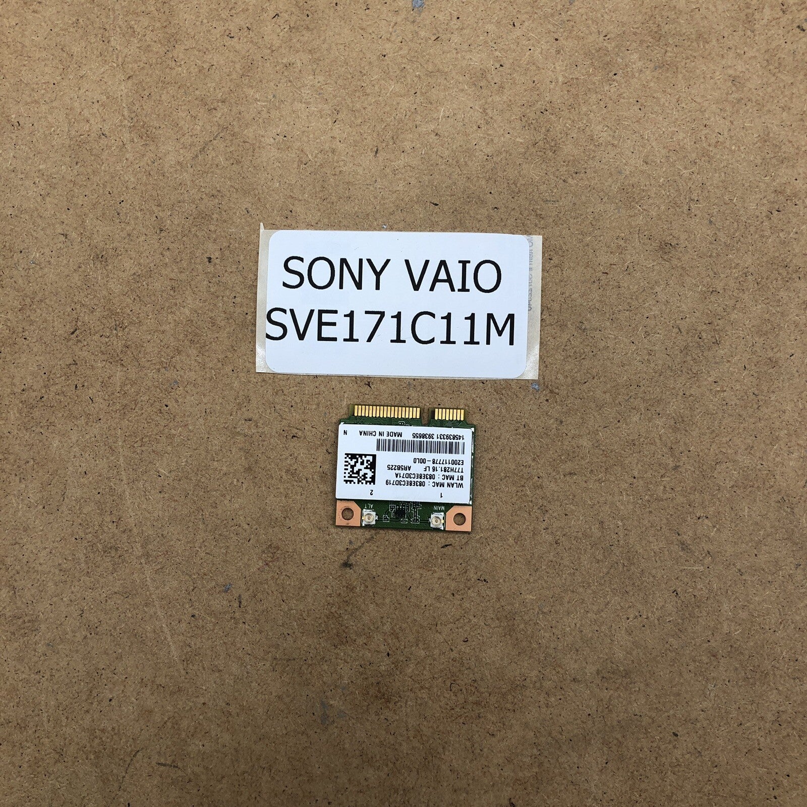 Carte wifi - Sony VIAO SVE171C11M