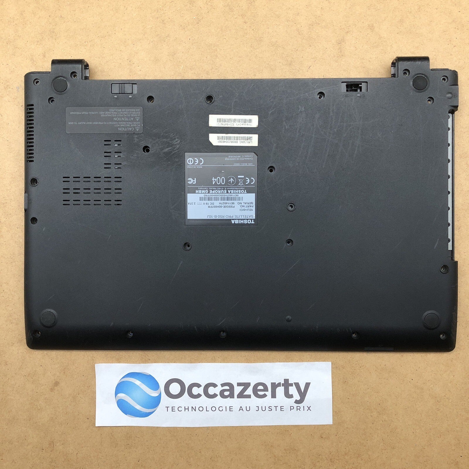 Plasturgie Basse complète - Toshiba satellite Pro R50