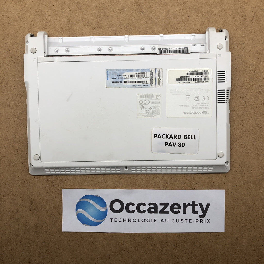 Plasturgie basse - Packard Bell PAV80