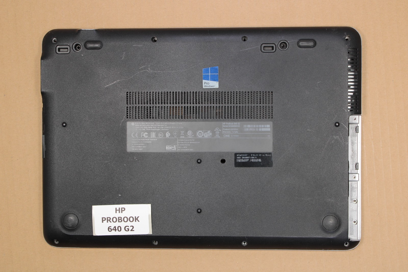 Plasturgie - HP Probook 640 G2