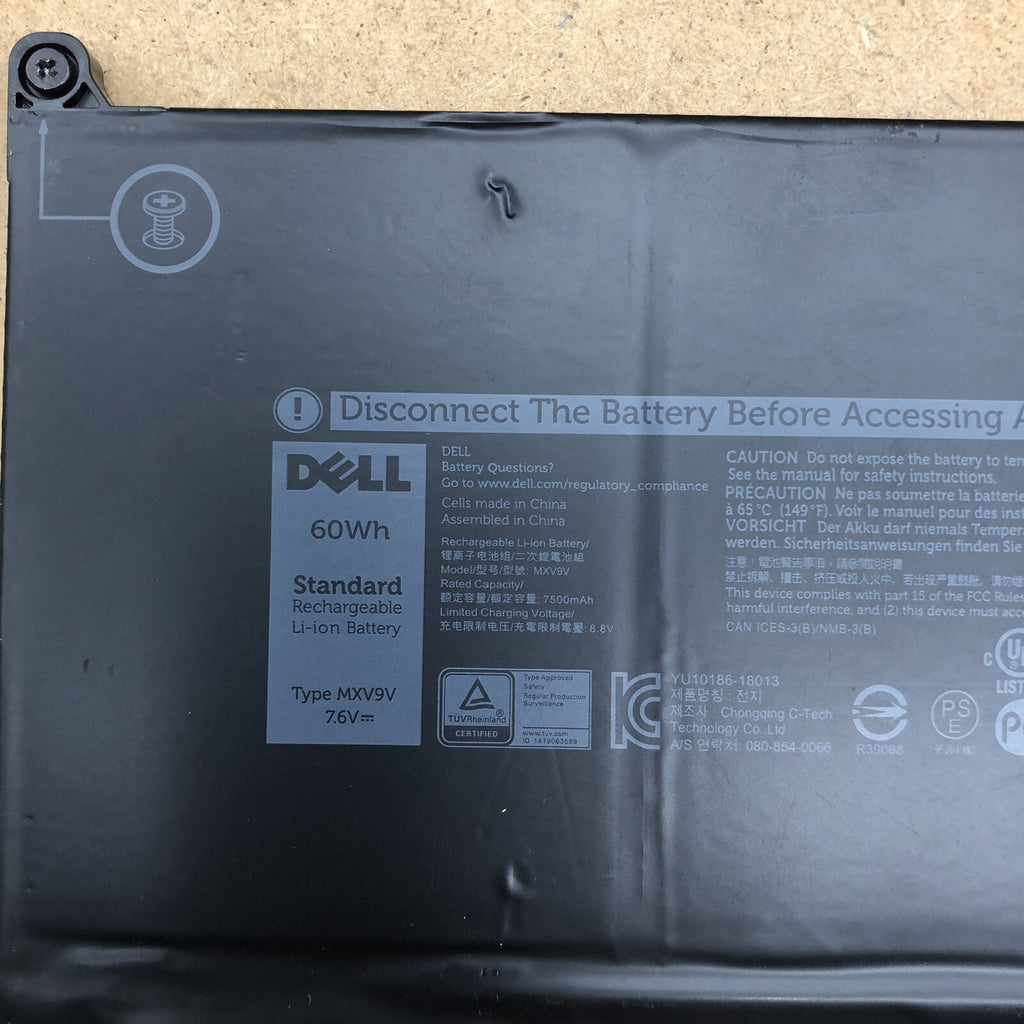 Batterie - Dell MXV9V