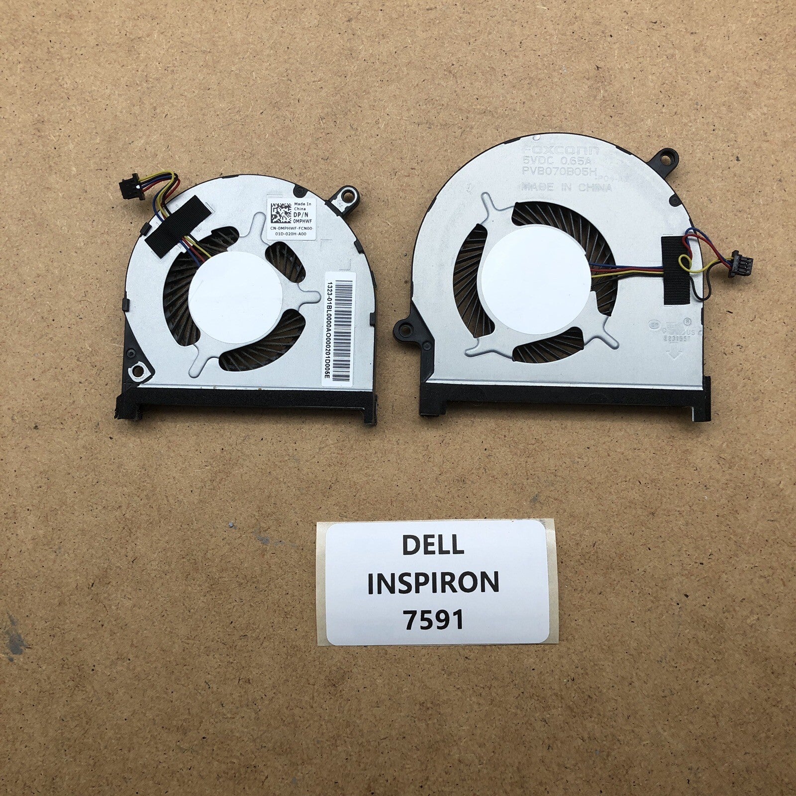 Ventilateurs - Dell inspiron 7591