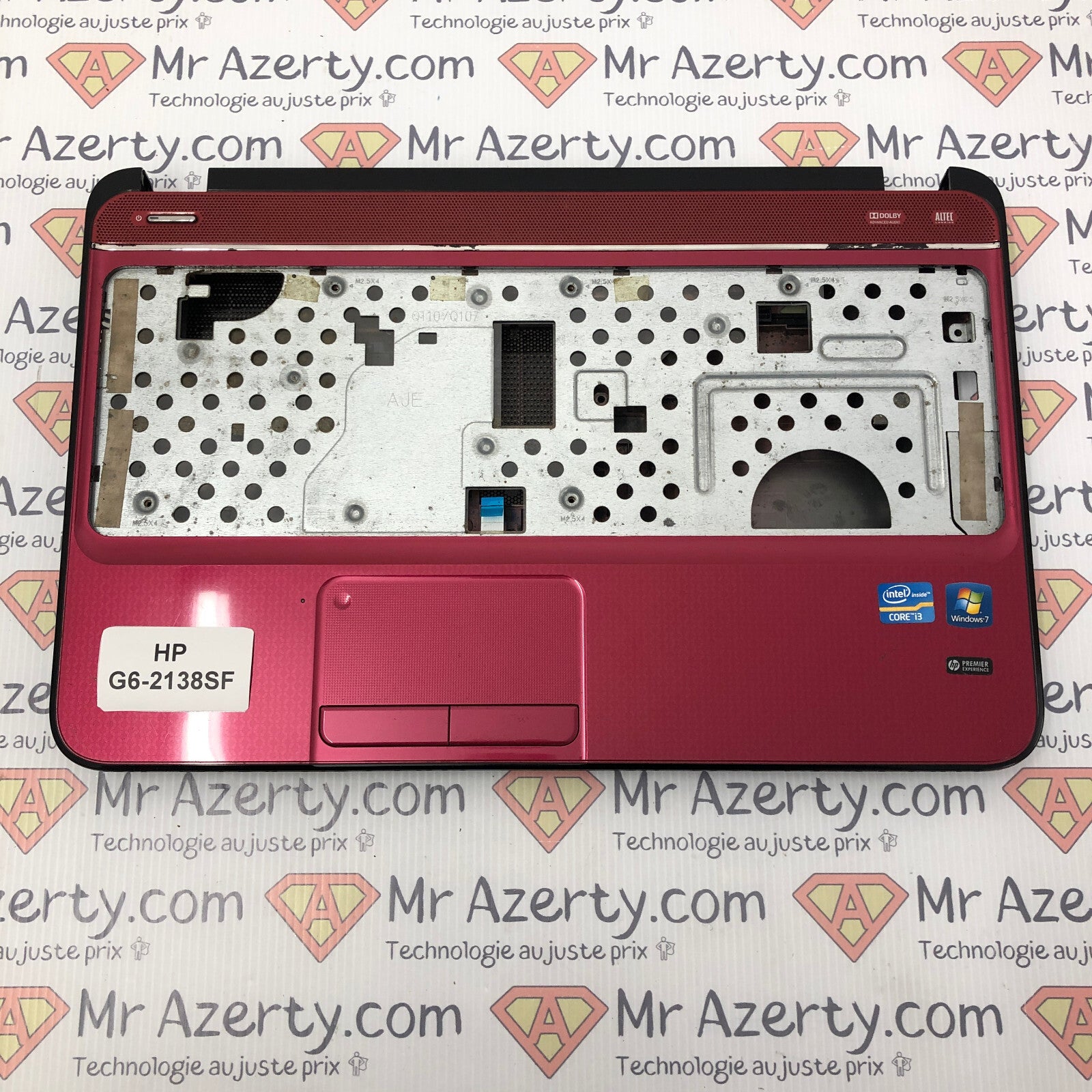 Plasturgie Basse complète rouge - HP G6-2138SF