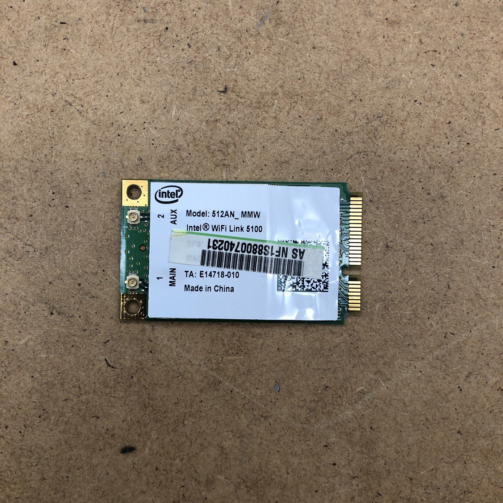 Lot de carte wifi et réseau - Asus X57V