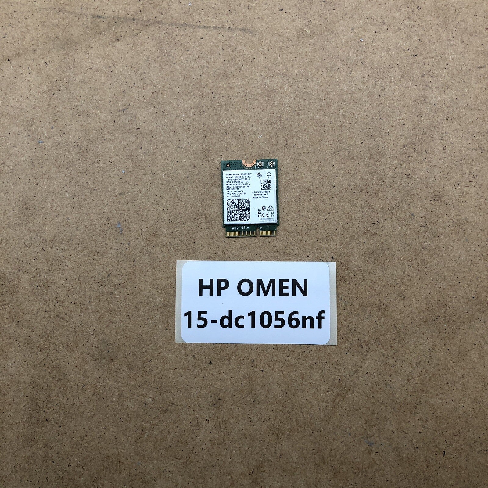Carte wifi - HP OMEN 15-dc1056nf