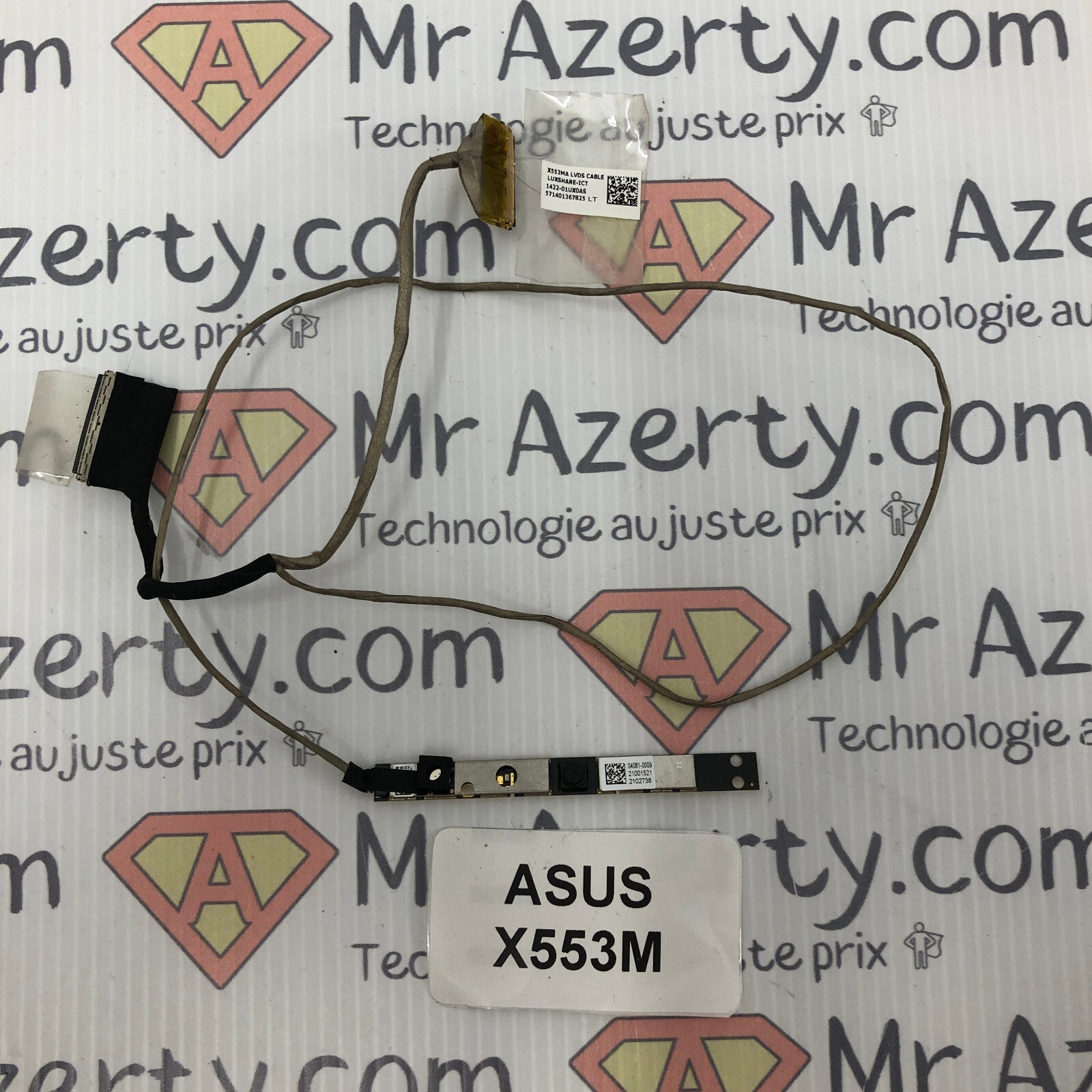 Nappe/Connecteur écran + webcam - Asus X553M
