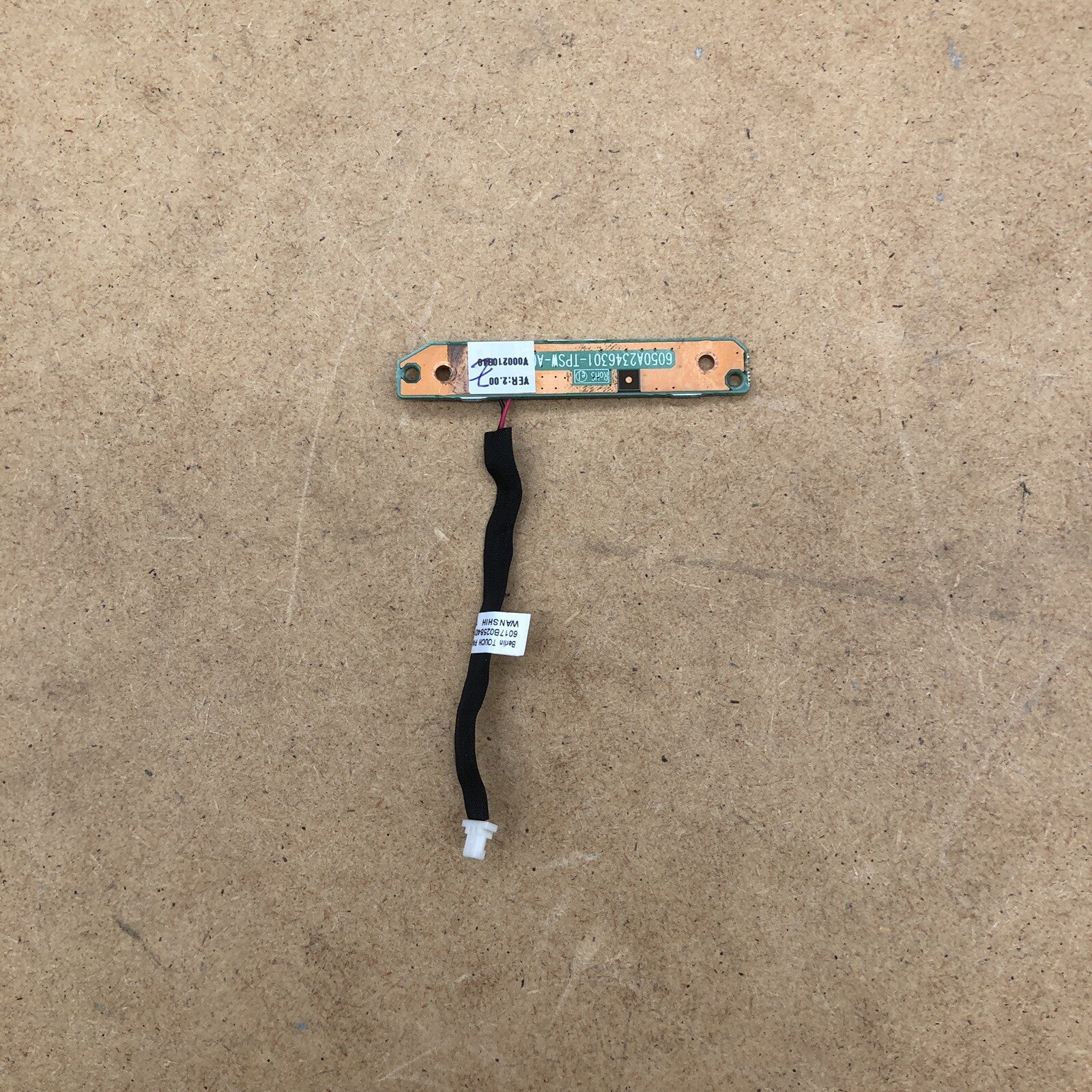 Carte interrupteur touchpad - Toshiba Satellite L650