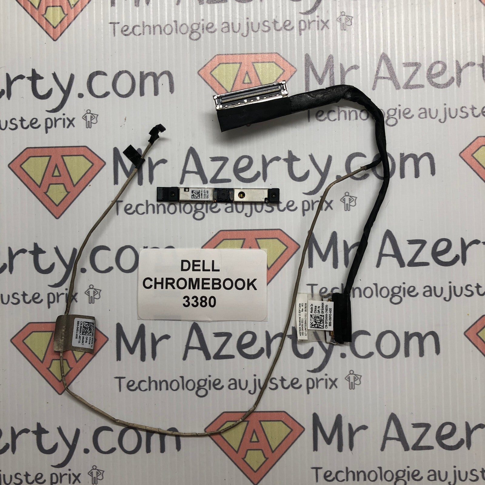 Ensemble connectique (USB - SD - LCD - webcam) - Dell Chromebook 3380