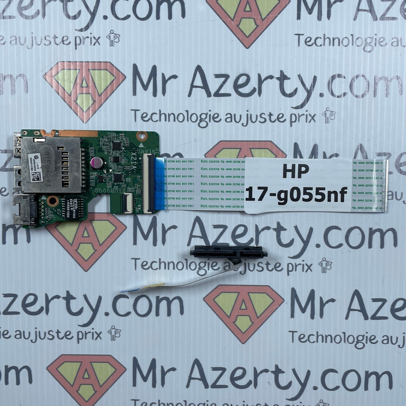 Nappe/connecteur SATA-USB-CARTE - HP 17-g055nf