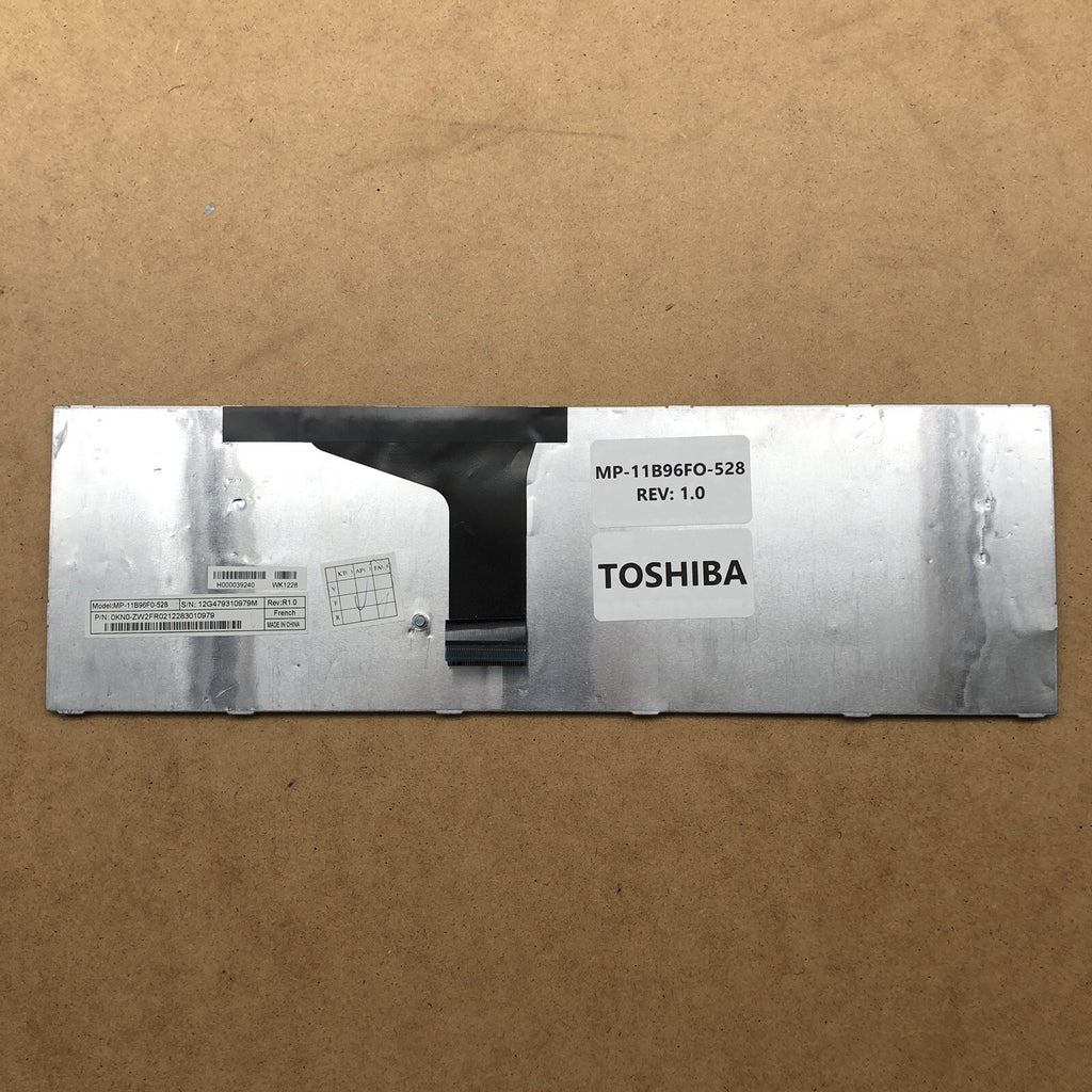 Clavier azerty - MP-11B96FO-528 - Rev : 1.0 - TOSHIBA
