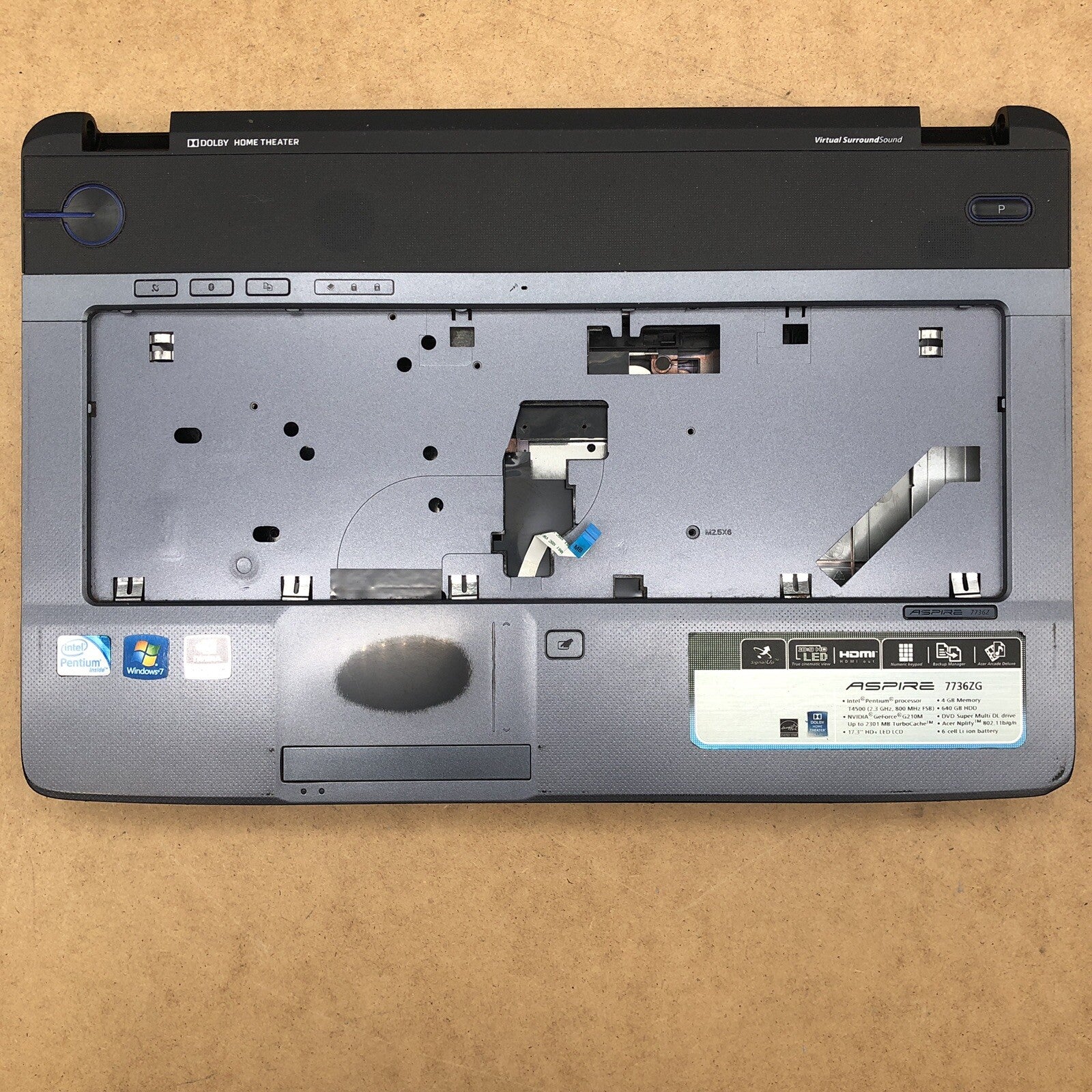 Plasturgie Basse complète - Acer Aspire 7736ZG