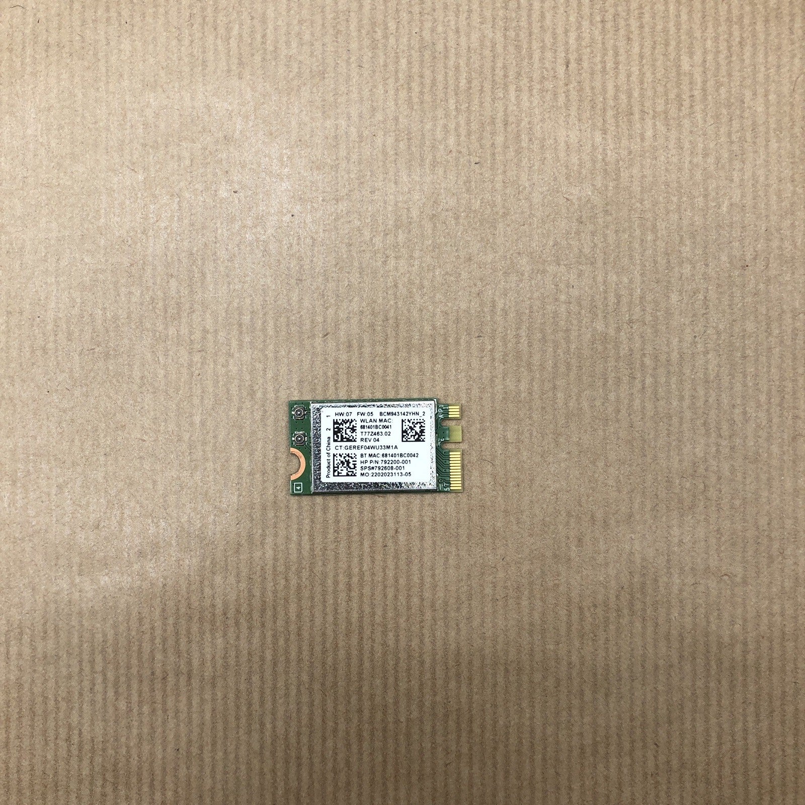Carte wifi - HP 17-y012nf