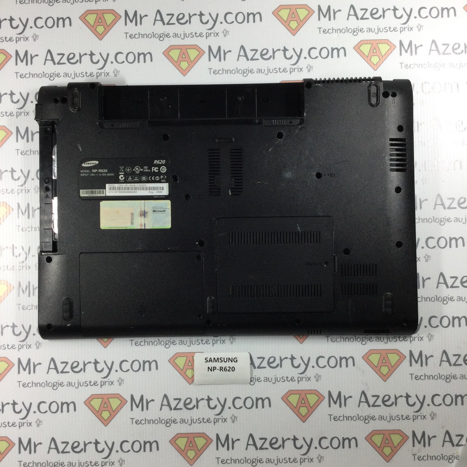 Plasturgie complète - Samsung NP-R620