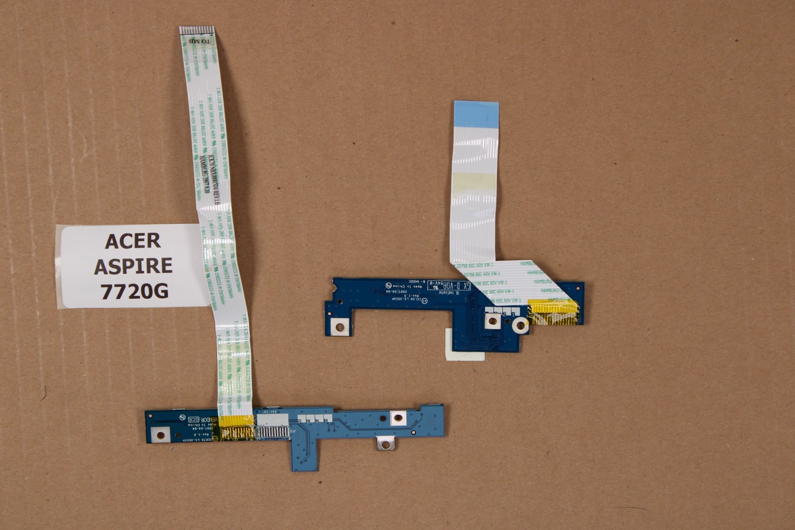 Cartes boutons - Acer Aspire 7720G
