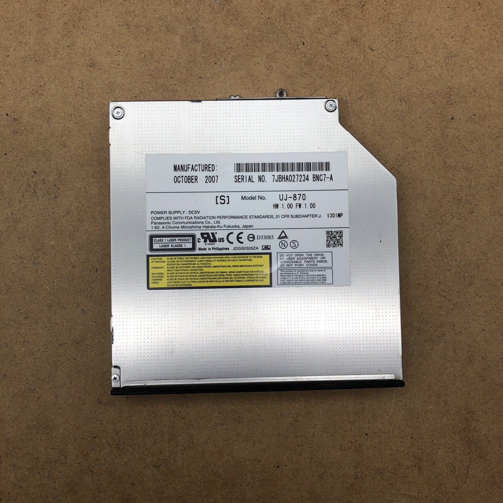 Lecteur/graveur DVD - Packard Bell ALP-AJAX C3