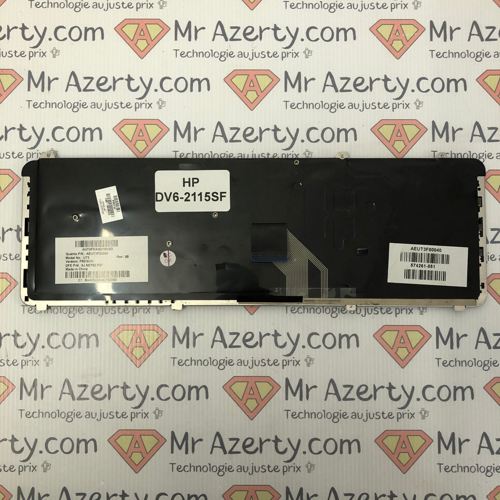 Clavier azerty- HP DV6-2115SF