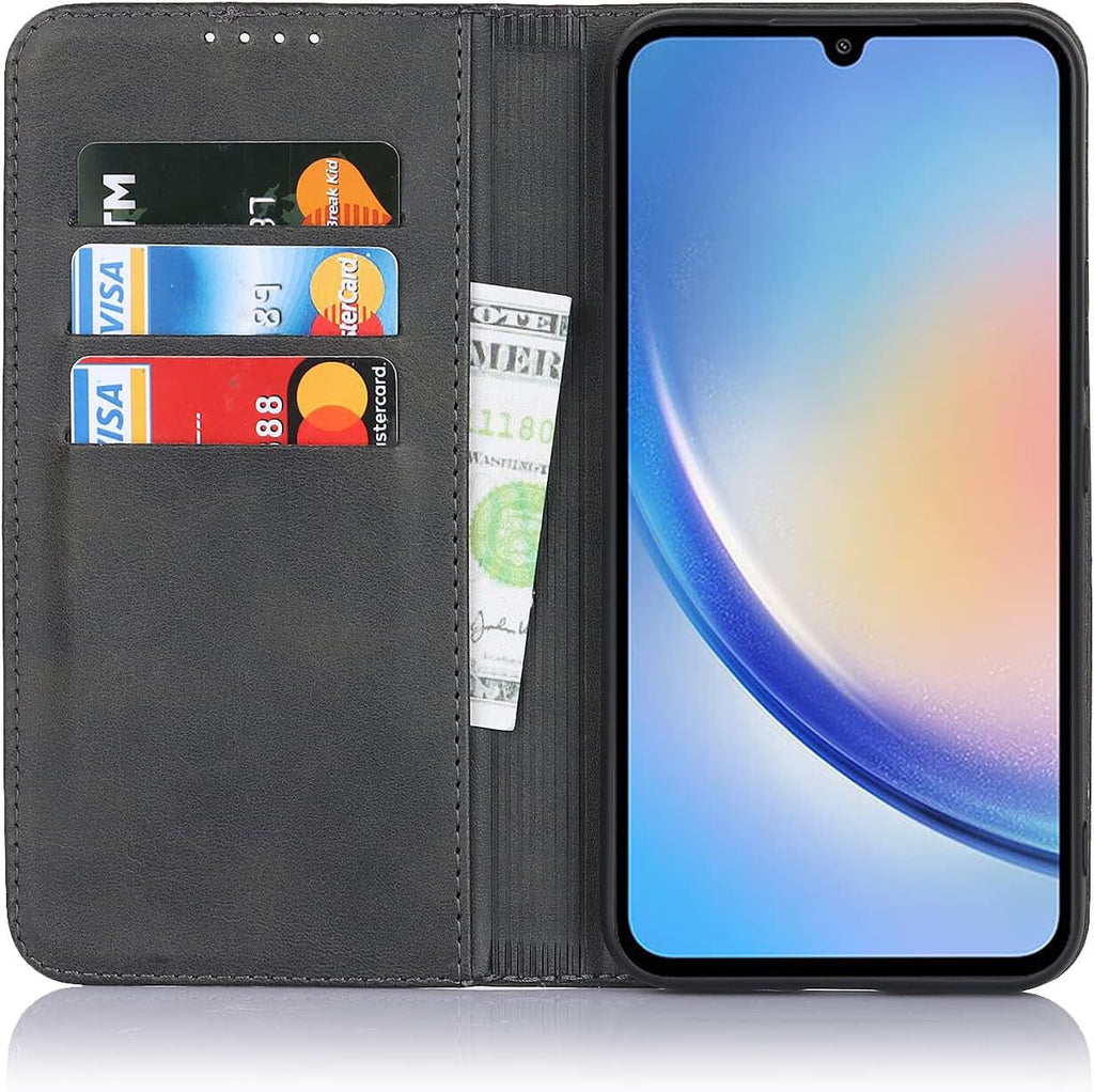 Etui folio noir pour Samsung Galaxy A34 G , My Way
