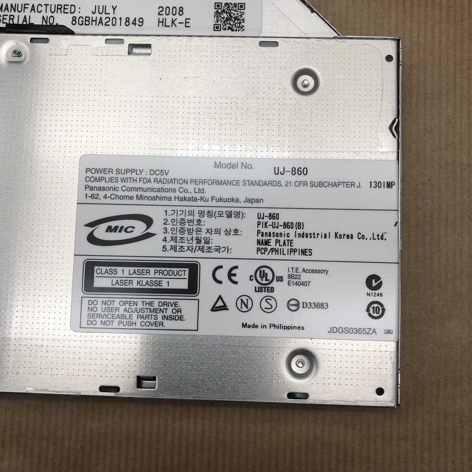 Lecteur - Lenovo Ideapad R61i