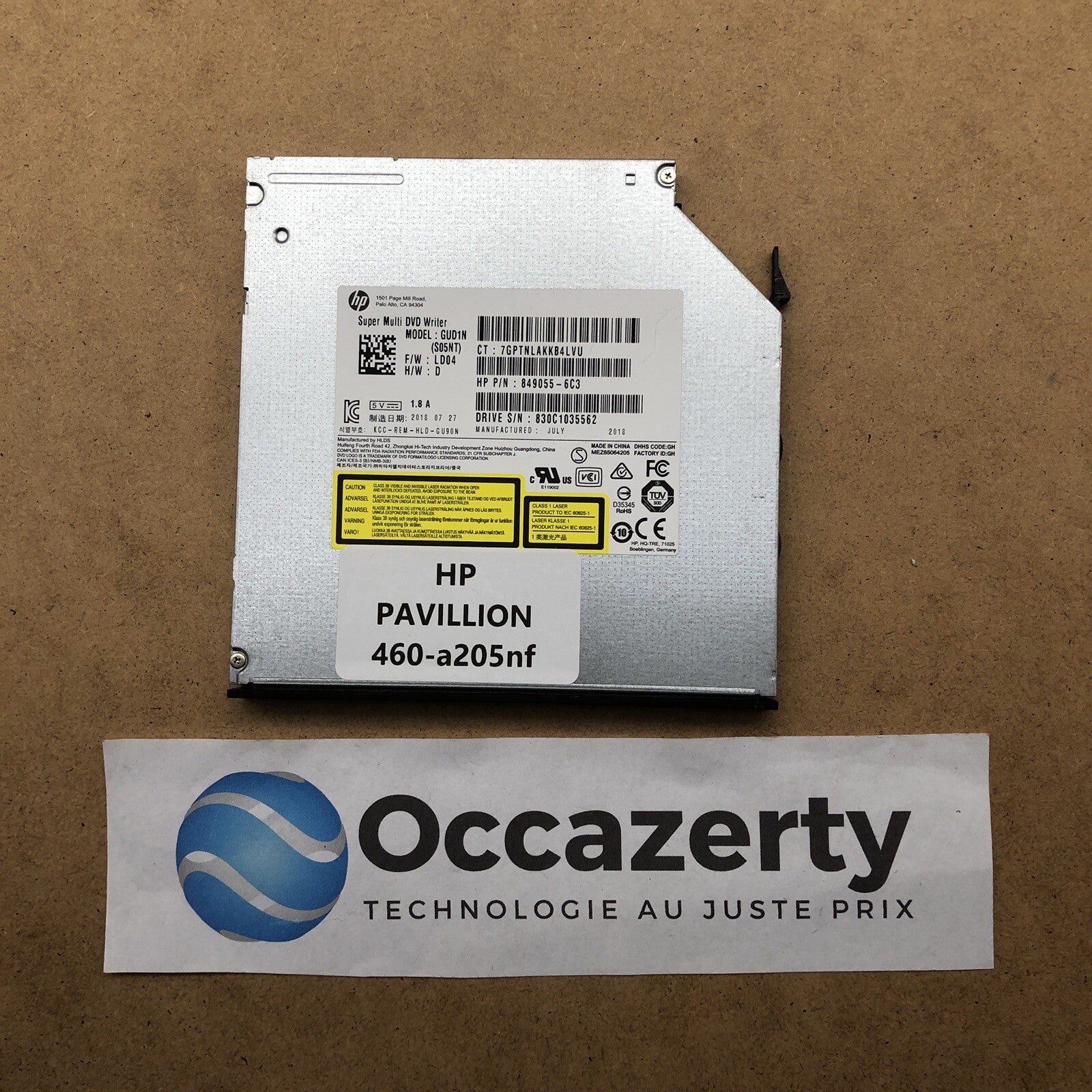 Lecteur/Graveur DVD- HP Pavilion 460-a205nf