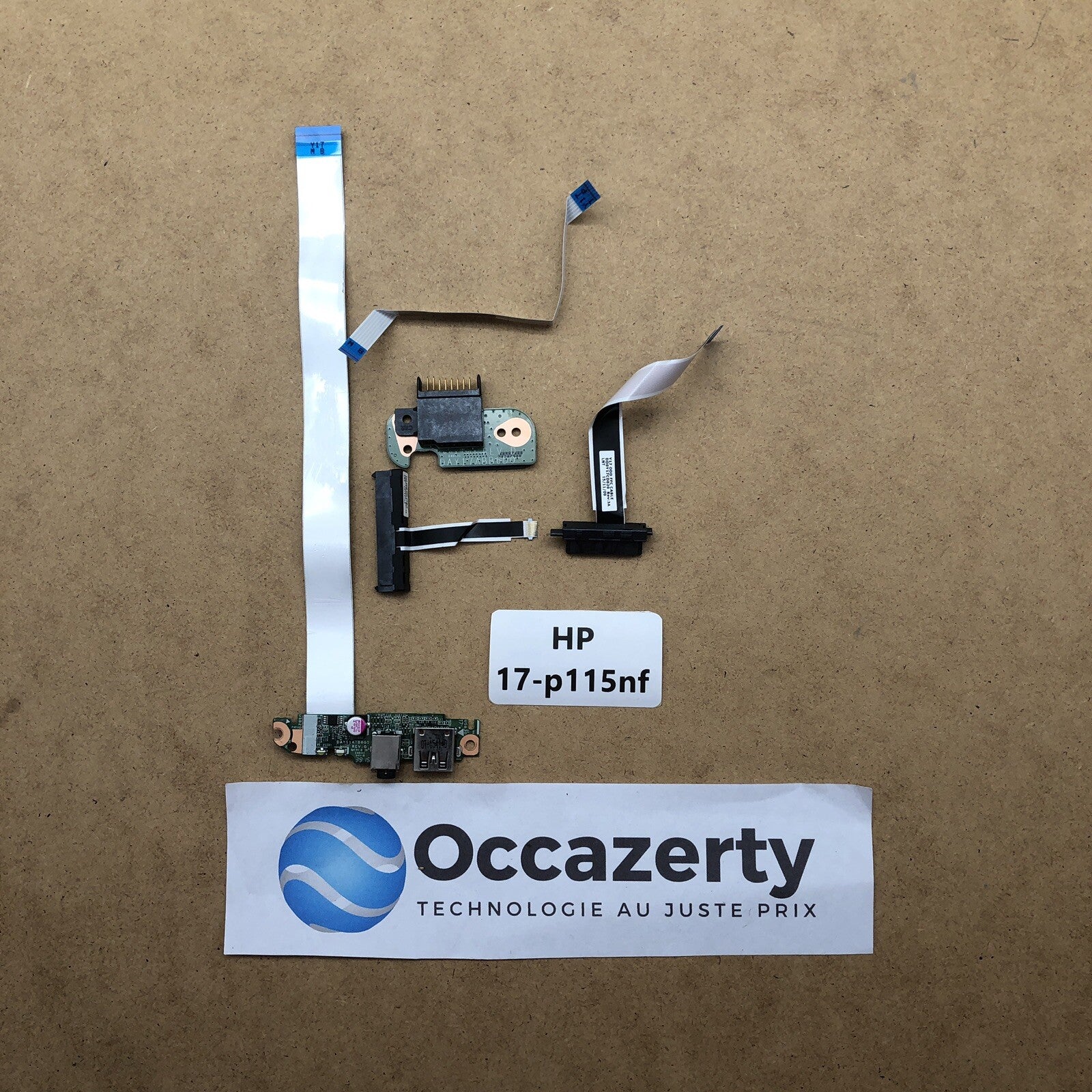 lot de connecteurs Sata/USB - HP 17-p115nf