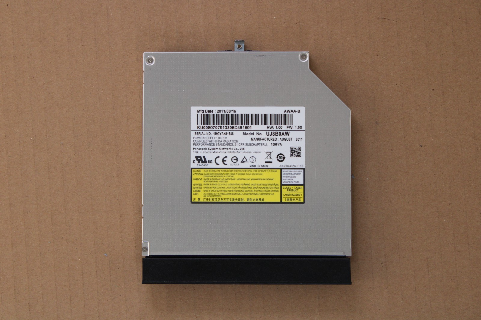 Lecteur/Graveur - Acer Aspire 7750ZG