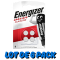 Lot Revendeur - 6 pack de 4 Piles LR44 Energizer