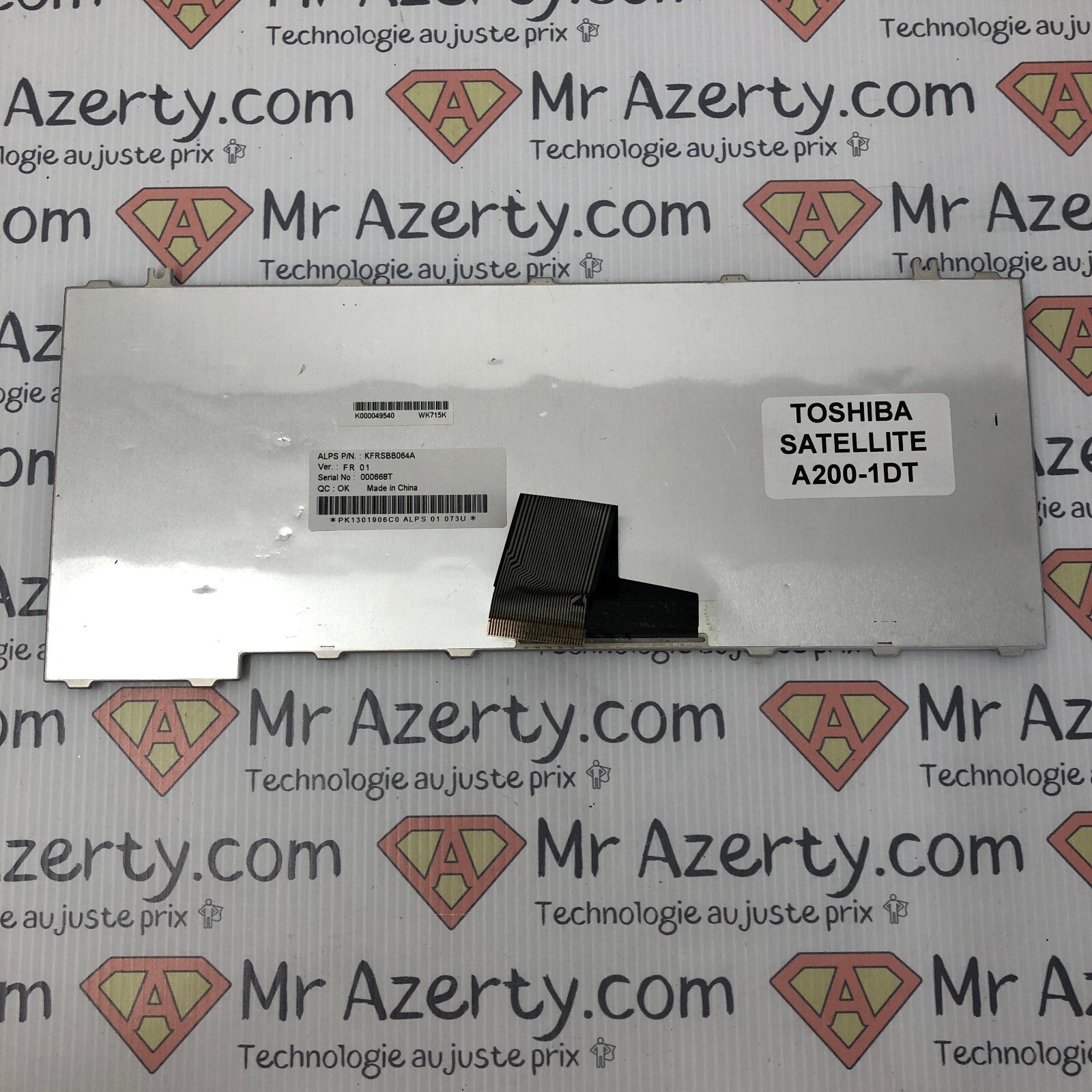 Clavier azerty - Toshiba Satellite A200-1DT
