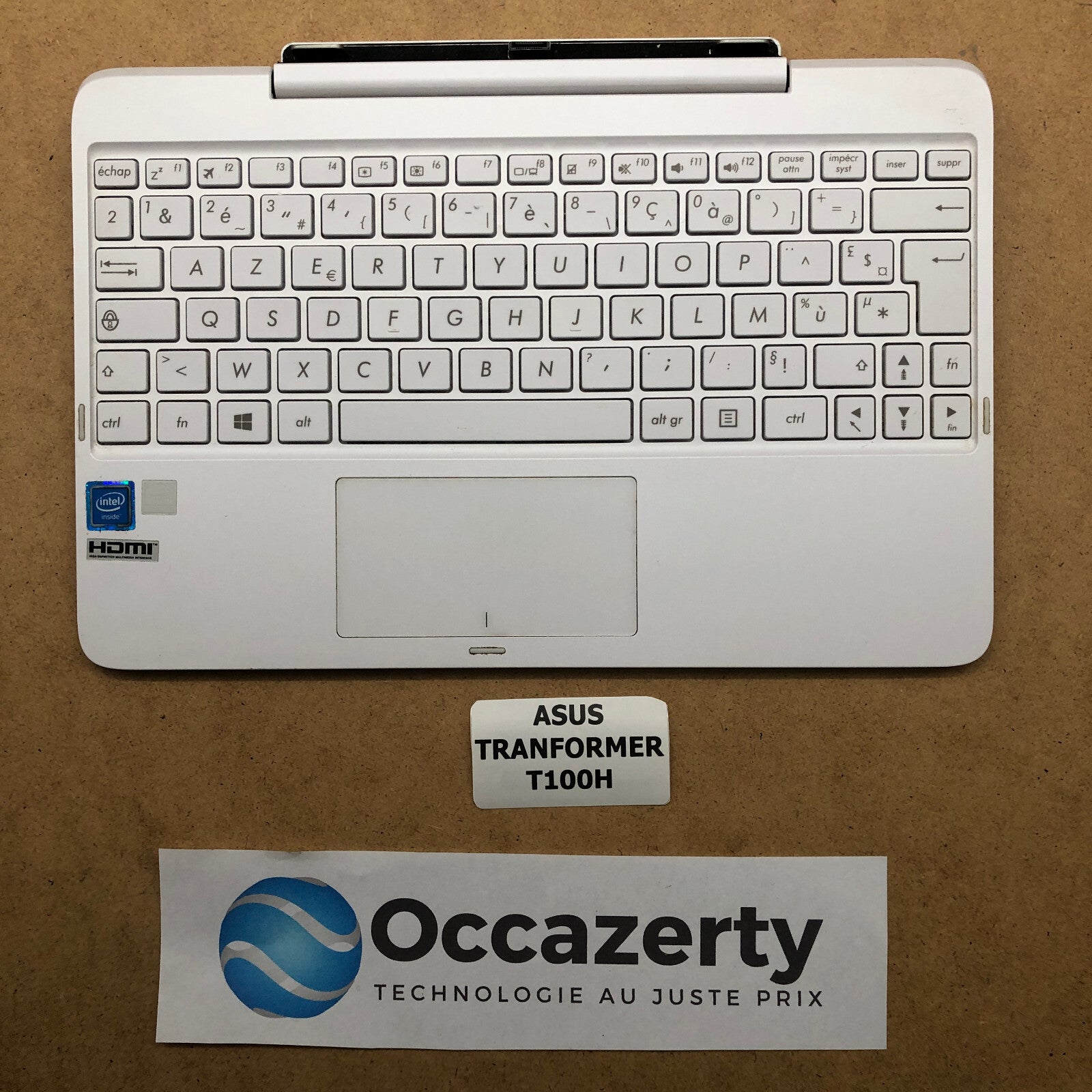 Clavier azerty blanc - Asus Transformer T100H