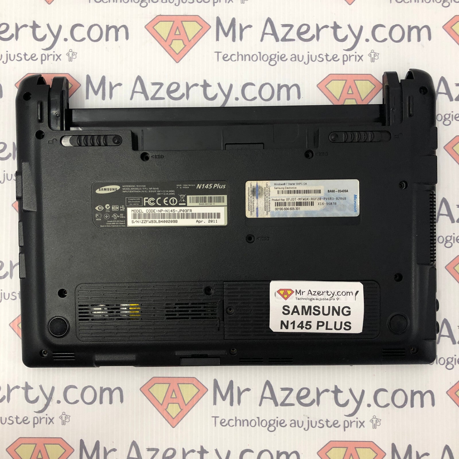 Plasturgie Basse complète - Samsung N145 Plus
