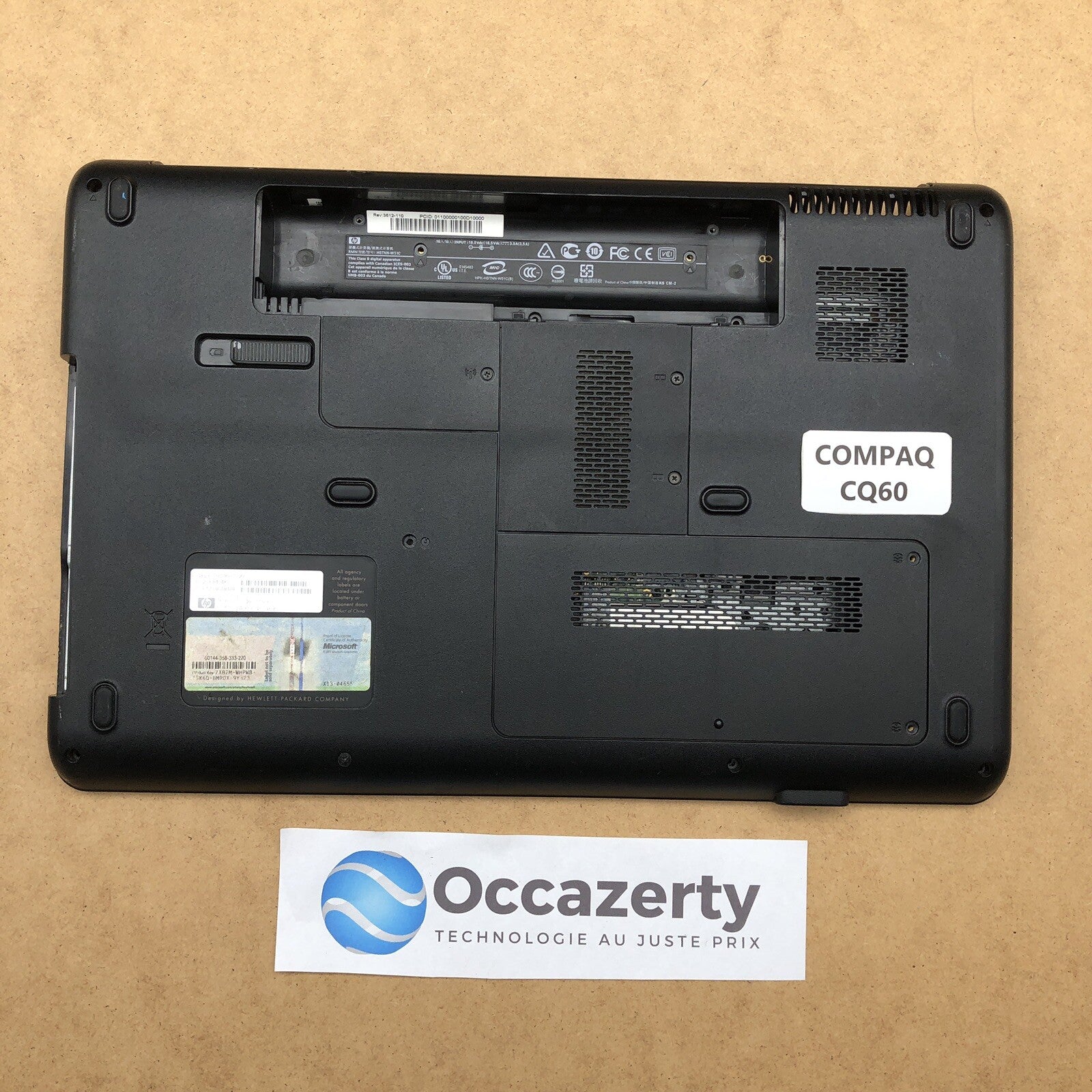 Plasturgie Basse complète - HP COMPAQ CQ60