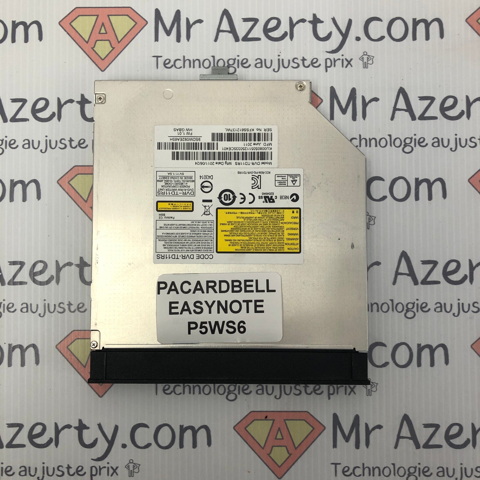 Lecteur/Graveur DVD - Packard Bell Easynote P5WS6